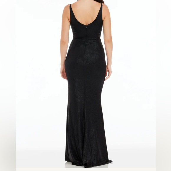 Dress the Population Jordan Metallic Black Dress Size Medium - Picture 2 of 9